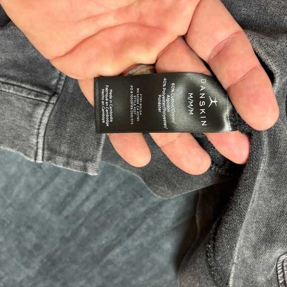 Danskin Gray Hooded Sweatshirt - Picture 4 of 8